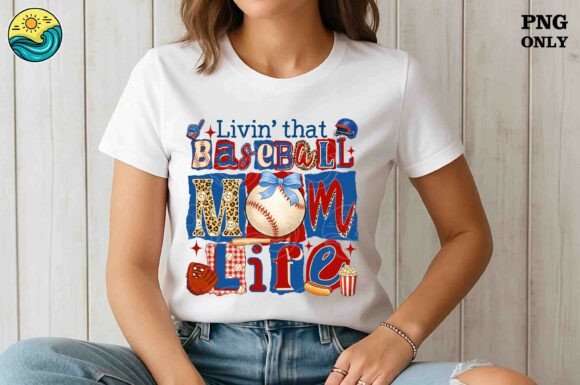 Download Livin That Baseball Mom Life PNG - Mom life Collection