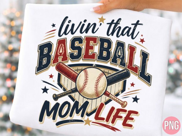Download Sports Baseball Mom Life PNG Tshirt - Mom life Collection