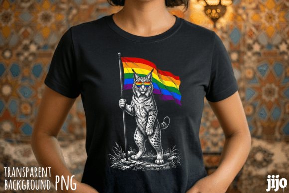 Download Cat Lynx Pride Rainbow PNG - Pride rainbow png Collection
