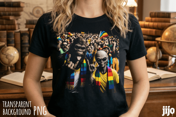 Download Bigfoot Alien Pride Rainbow PNG - Pride rainbow png Collection