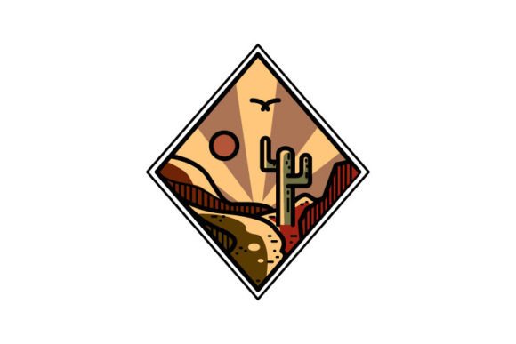 Download Badges and Emblem Cactus Desert Design - Desert design Collection